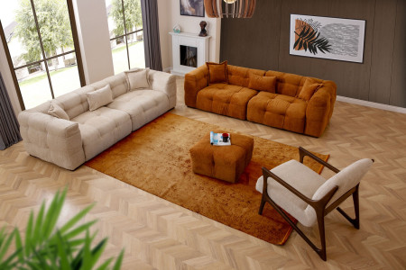 Evren Sofa Set 3+3+1