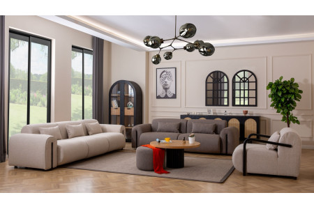 Maserati Sofa Set 4+3+1