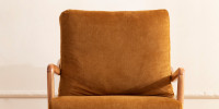 Arte Ahşap Wingback Chair
