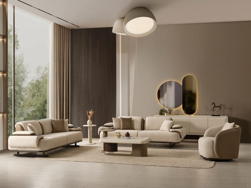 Meyra Sofa Set 3+3+1 Meyra Sofa Set 3+3+1