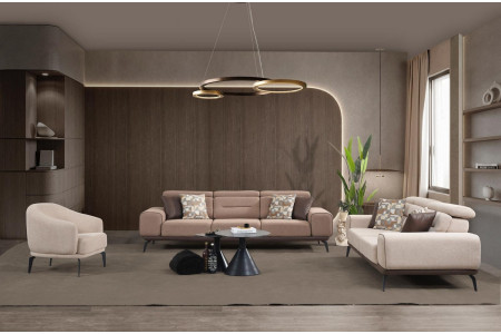 Malaga Sofa Set 4+3+1