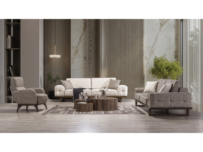 Zümra Sofa Set 3+3+1