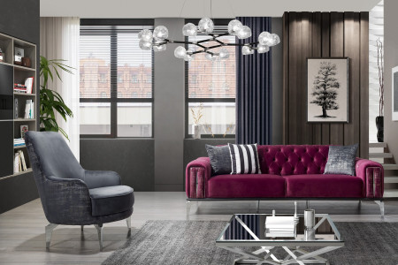 Hünkar Sofa Set 3+3+1