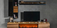 Simge TV Stand (with fireplace)