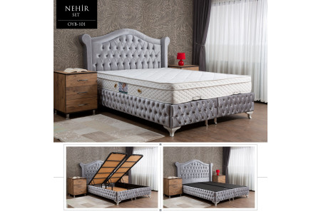 Nehir Bed Base + Head Set