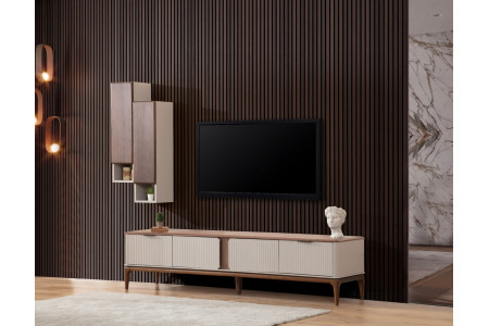 Monaca Ceviz/Ekru TV Stand