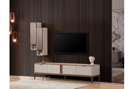 Monaca Ceviz/Ekru TV Stand