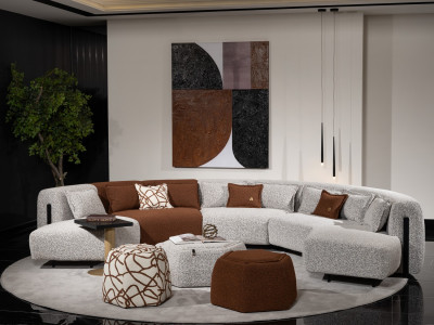 Malta Kavisli Corner Sofa