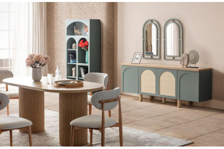 Bohem Hazeranlı Dining Room - Yeşil