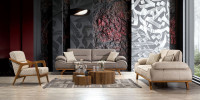 Napoli Sofa Set 3+3+1