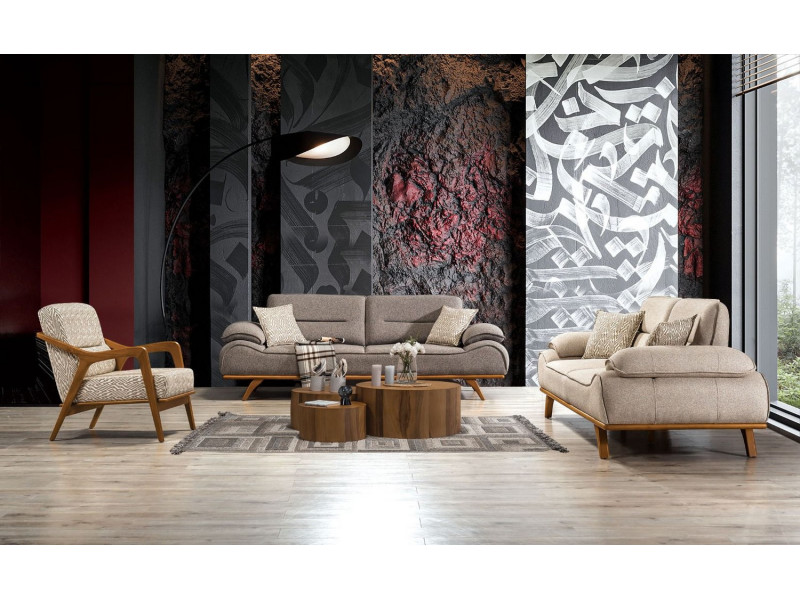 Napoli Sofa Set 3+3+1