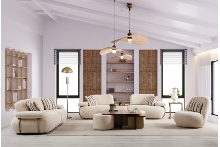 Wow Sofa Set 3+3+1 (mit Couchtischmodul)