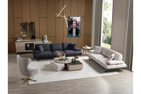 Luna Sofa Set 4+3+1