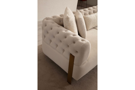 Loren Antik 3 lü Couch