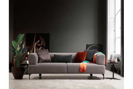Loren Siyah 3 lü Couch (2)