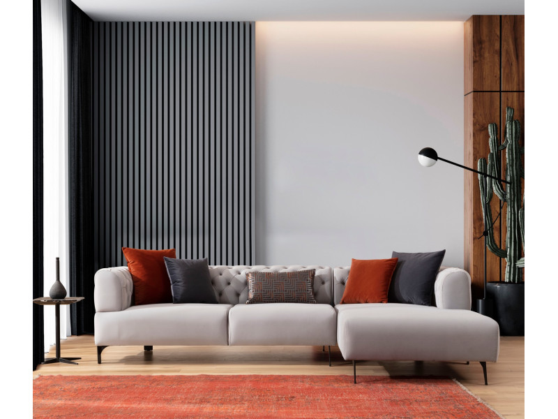 Loren Kapitone Corner Sofa Loren Kapitone Corner Sofa
