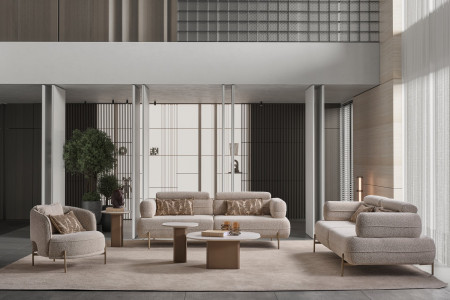 Panama Sofa Set 3+3+1