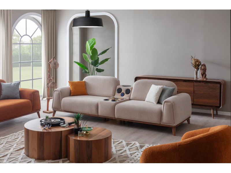 Barcelona Sofa Set 4+3+1