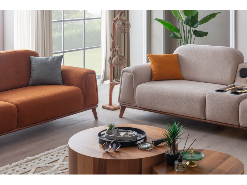 Barcelona Sofa Set 4+3+1