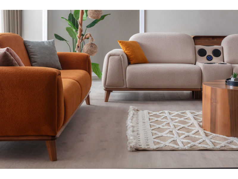 Barcelona Sofa Set 4+3+1