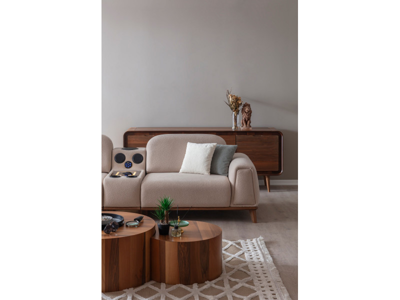 Barcelona Sofa Set 4+3+1