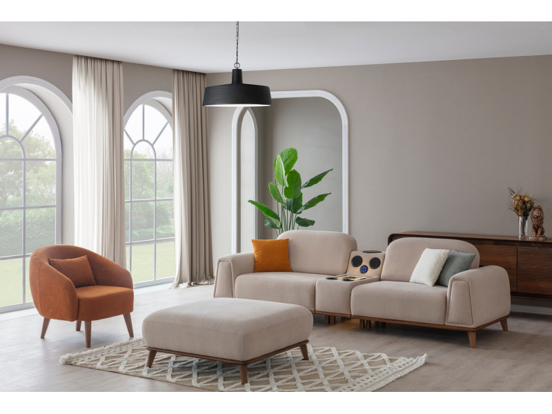 Barcelona Sofa Set 4+3+1