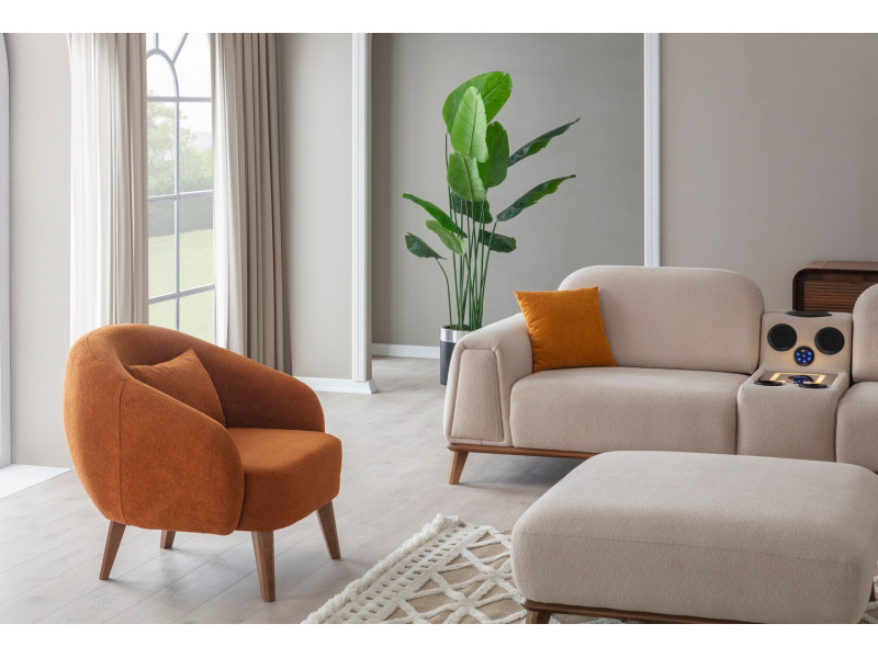 Barcelona Sofa Set 4+3+1