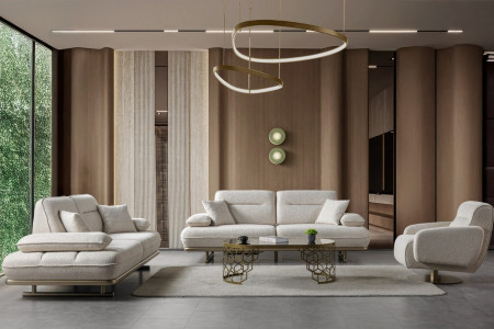 Linda Sofa Set 3+3+1