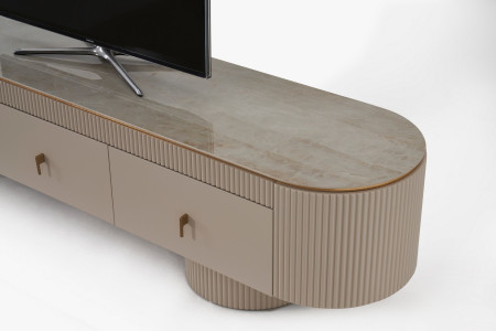 Merlin Gold TV Stand