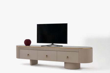 Merlin Gold TV Stand