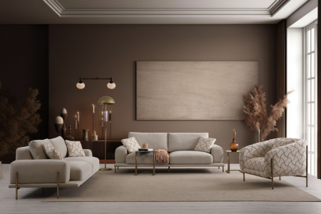 Eos Antik Sofa Set 3+3+1