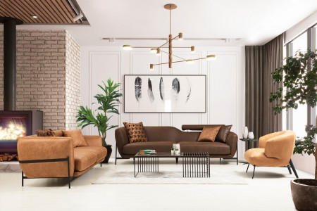 Premium Sofa Set 3+3+1